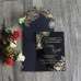 Black Acrylic Invitation Card Business Invitation Card Personalized Custom